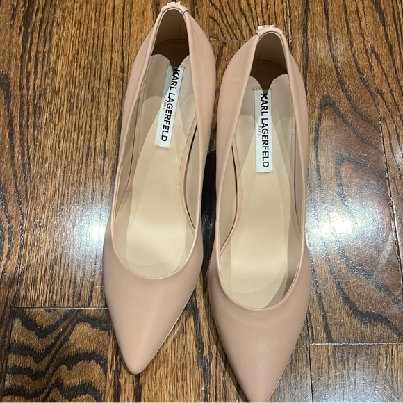 Karl Lagerfield Royals Pumps, Nude, 9.5 - Picture 6 of 10